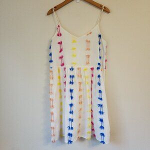 Loft Dress by Lou Grey Fringe Cami Airy Playful Beachy Cotton Women S Boho Edgy